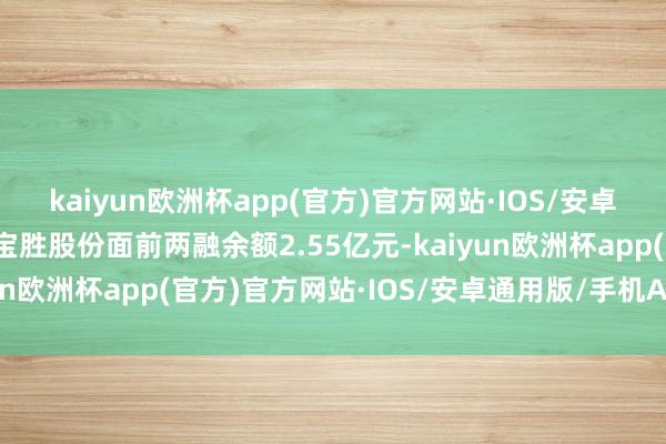 kaiyun欧洲杯app(官方)官方网站·IOS/安卓通用版/手机APP下载宝胜股份面前两融余额2.55亿元-kaiyun欧洲杯app(官方)官方网站·IOS/安卓通用版/手机APP下载