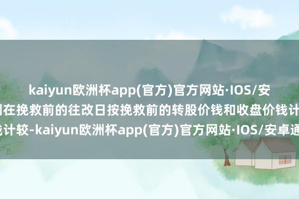 kaiyun欧洲杯app(官方)官方网站·IOS/安卓通用版/手机APP下载则在挽救前的往改日按挽救前的转股价钱和收盘价钱计较-kaiyun欧洲杯app(官方)官方网站·IOS/安卓通用版/手机APP下载