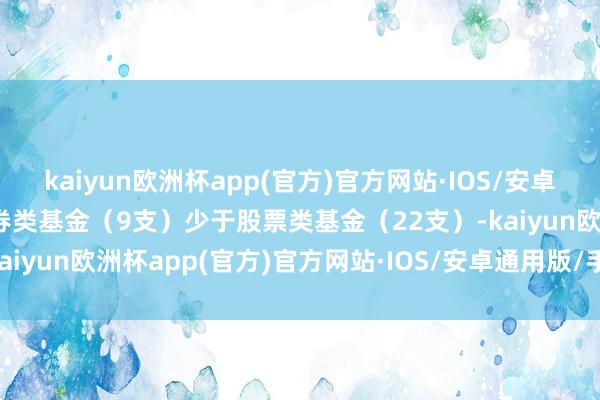 kaiyun欧洲杯app(官方)官方网站·IOS/安卓通用版/手机APP下载债券类基金（9支）少于股票类基金（22支）-kaiyun欧洲杯app(官方)官方网站·IOS/安卓通用版/手机APP下载