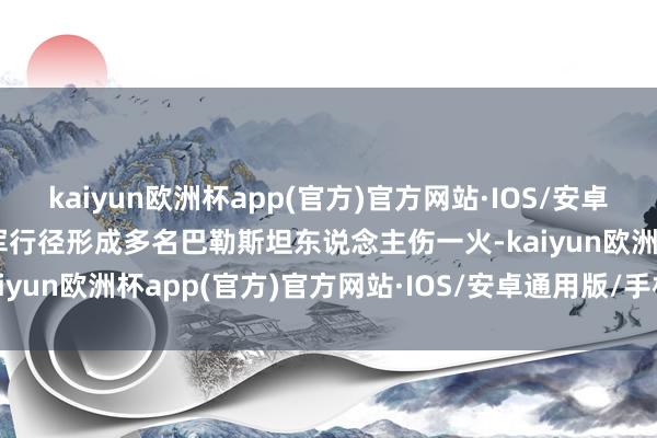 kaiyun欧洲杯app(官方)官方网站·IOS/安卓通用版/手机APP下载以军行径形成多名巴勒斯坦东说念主伤一火-kaiyun欧洲杯app(官方)官方网站·IOS/安卓通用版/手机APP下载