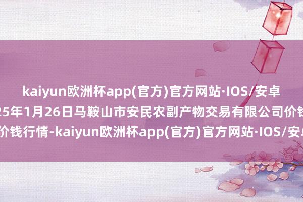 kaiyun欧洲杯app(官方)官方网站·IOS/安卓通用版/手机APP下载2025年1月26日马鞍山市安民农副产物交易有限公司价钱行情-kaiyun欧洲杯app(官方)官方网站·IOS/安卓通用版/手机APP下载